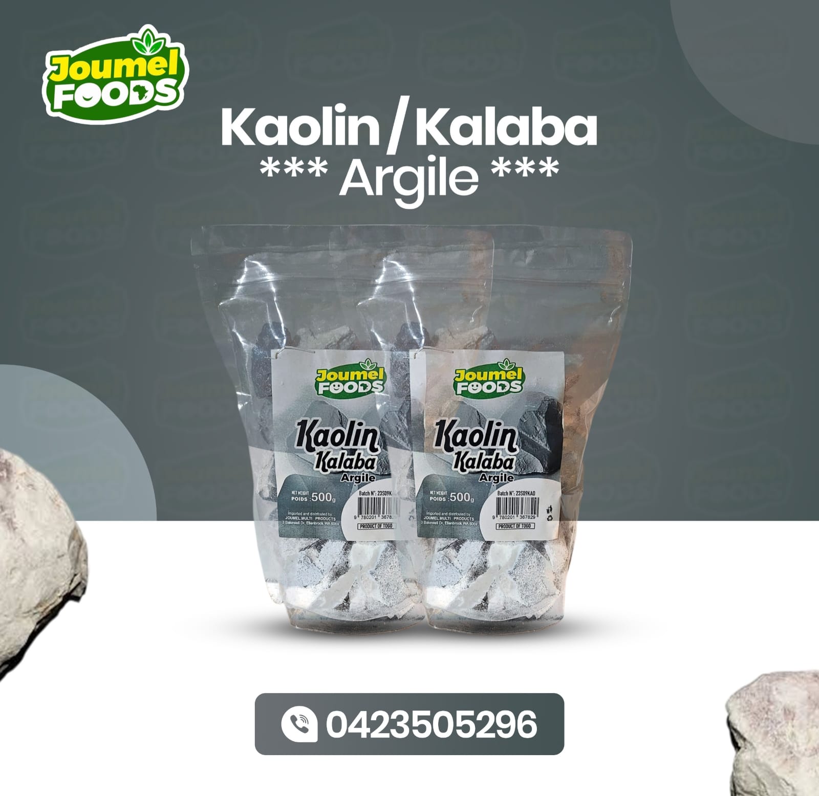 Kaolin / Kalaba Argile – Natural Clay for Wellness & Beauty